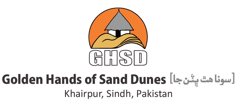Golden hands of Sand Dumes Organization